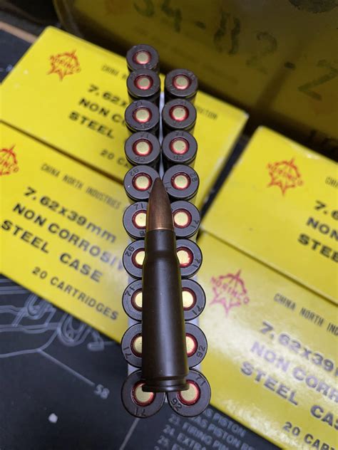 norinco steel core 7.62x39mm yellow box on the armslist|norinco 7.62x39 yellow box.